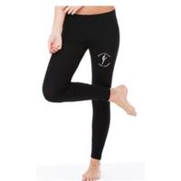 Rosewood Leggings with silver logo