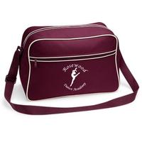Rosewood Burgundy and Sand Retro Bag